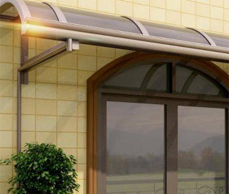 高档别墅庭院雨棚 窗户遮雨棚 露天顶棚 铝合金遮阳棚厂家订制