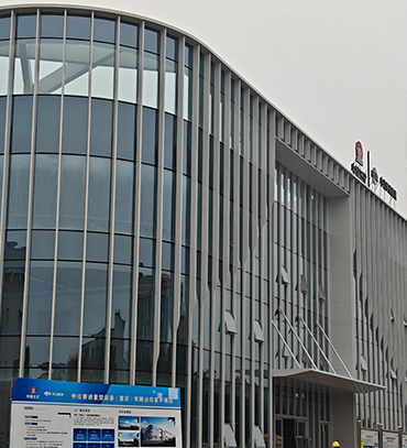 赛迪重工厂房玻璃幕墙项目
