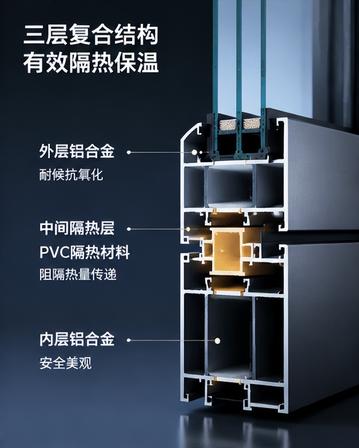 铝塑铝窗型结构图 铝塑铝窗型结构图