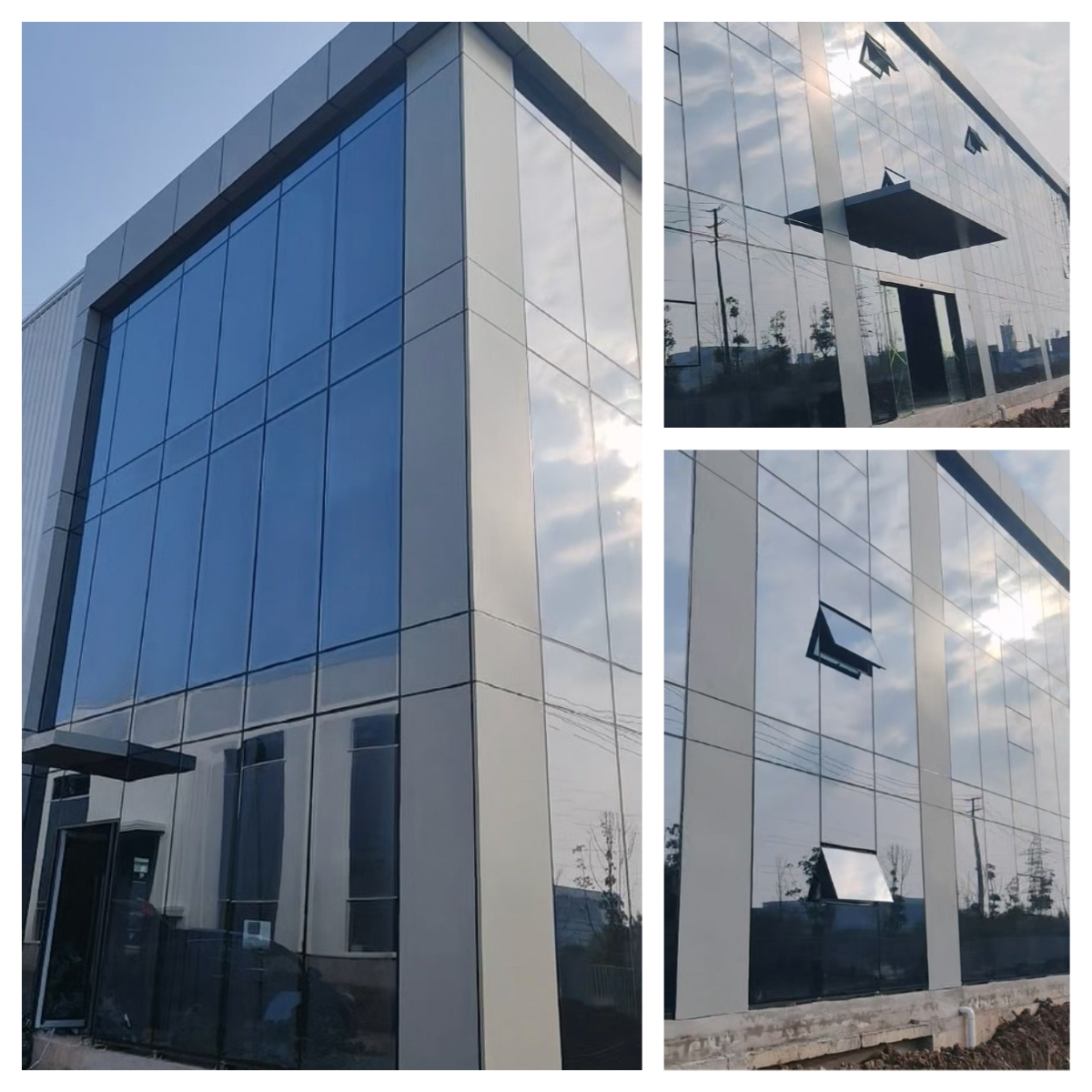 厂房玻璃幕墙 厂房玻璃幕墙