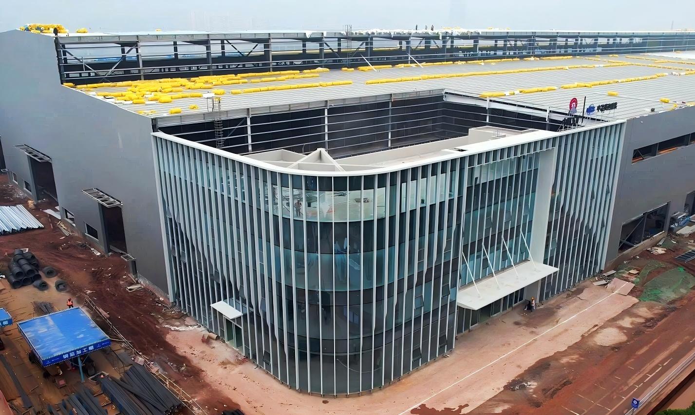 厂房玻璃幕墙项目 厂房玻璃幕墙项目