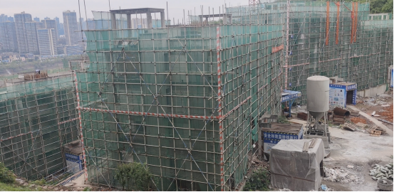 铝合金门窗安装现场