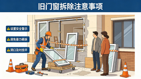 门窗拆旧注意事项 门窗拆旧注意事项