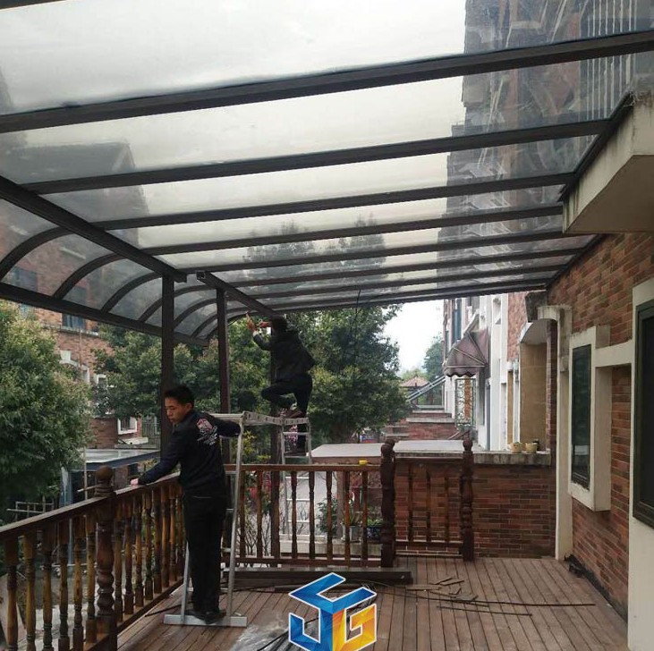 阳台遮雨棚|户外遮雨棚|重庆雨棚定做找莜歌雨棚