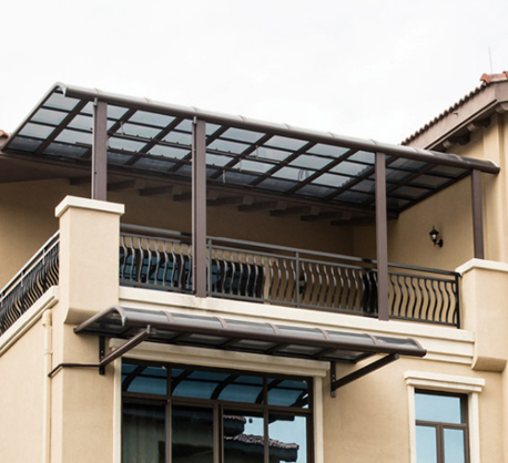 露天雨棚|别墅露台雨棚|高档雨棚