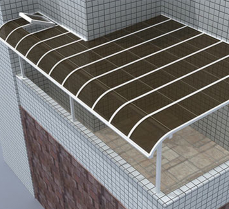 重庆雨棚批发|遮雨棚透明|雨棚定制